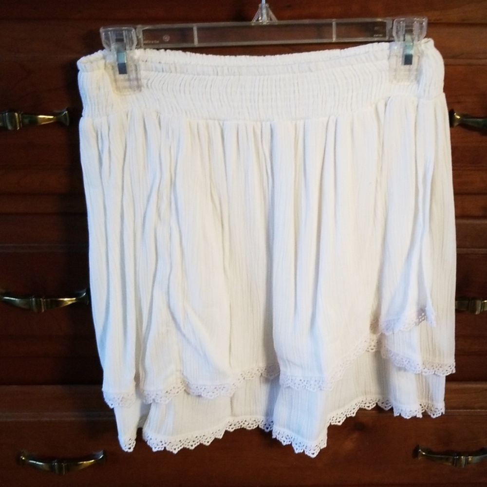 Charlotte Russe white skirt